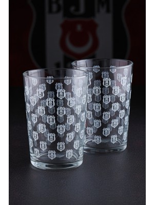 Dekomus Ile Lisanslı Beşiktaş Logolu Bardak 500 ml "2 Adet"