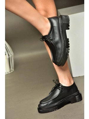Fox Shoes R294783009 Siyah Kadın Ayakkabı