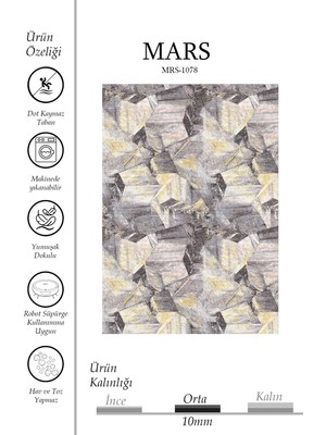 Kilim Home Geometrik Küp Desenli Modern Halı - Gri Soyut Optik Illüzyon Salon Halısı