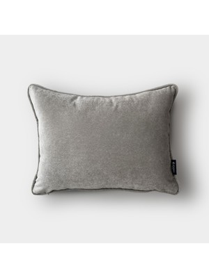 Lidoma Home "taupe" Kadife Düz Kırlent Kılıfı - 30X40