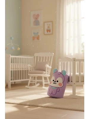 Miniso BT21 Lisanlı Bebek Koleksiyonu 3D Battaniye (Mang)