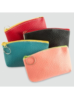 SiHako Düz Renkli Bozuk Para Cüzdanı