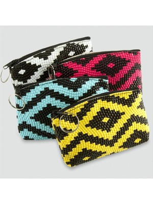 SiHako Oval Desenli Bozuk Para Cüzdanı