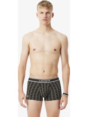 Lacoste Erkek Monogram Siyah Boxer 5H4970 031