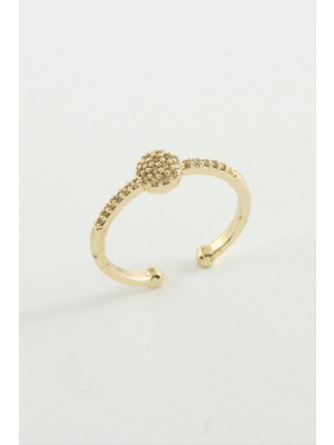 SiHako Yuvarlak Zirkon Taşlı Yüzük