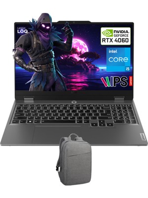 Lenovo Loq 83GS00PHTR I5-12450HX 32GB 2TB SSD 8gb Rtx 4060 105W 15.6″ W11 Pro Gaming (Oyuncu) Notebook +Shopimode Çanta