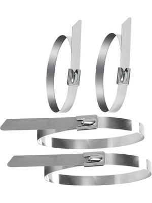 MN6 Sscg-79-3 Metal Cırt KELEPÇE-7.9X300MM|304 Paslanmaz Çelik Kablo Bağı| 7 Adet