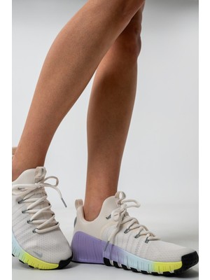 Nike Free Metcon 6 Training Shoes Kadın Yürüyüş Antrenman Ayakkabısı Krem Mor