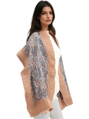 Neptune Marbling Toprağın Damarları Keçe Şal