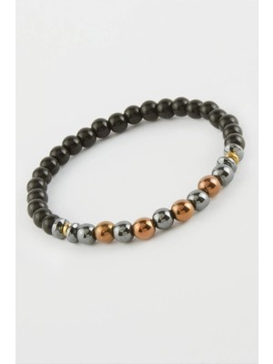 SiHako Hematit & Onix Doğaltaş Bileklik