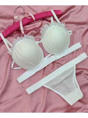 Istiridye Model Tam Dolgulu Destekli Sütyen Külot Takım - Kadın Iç Giyim