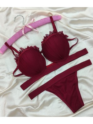 Istiridye Model Tam Dolgulu Destekli Sütyen Külot Takım - Kadın Iç Giyim
