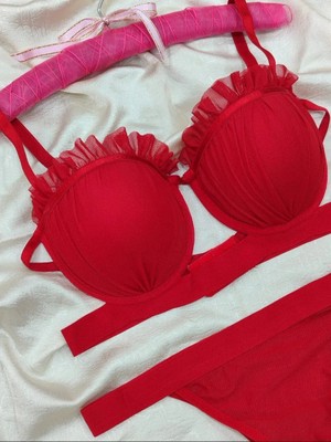 Istiridye Model Tam Dolgulu Destekli Sütyen Külot Takım - Kadın Iç Giyim