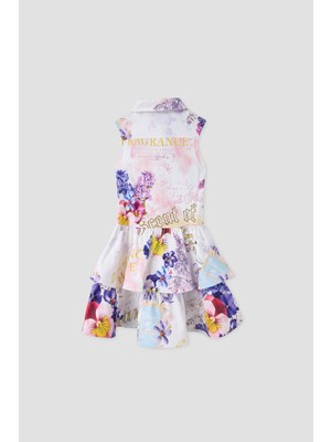 Lia Lea Bg Store Kız Çocuk Desenli Elbise