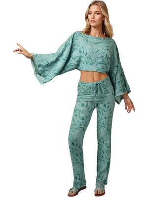 Neptune Marbling Doğanın Döngüsü Pantolon