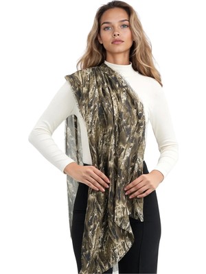 Neptune Marbling Vahşi Sarmaşıklar Şal