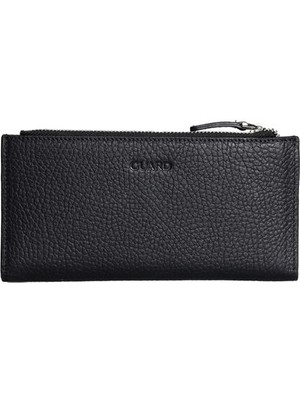 Guard Siyah Hakiki Deri Orta Boy Bozuk Para Gözlü Kadın Cüzdan // GRD260226WT1724