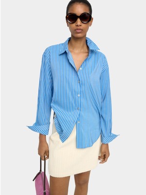 Parfois Uzun Kollu Çizgili Gömlek