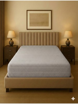 Miabella Home %100 Pamuk Armürlü Çift Kişilik Lastikli Çarşaf Fitted Yumuşak Dokulu Tek Kişilik Lastikli Çarşaf