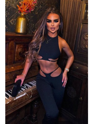 BMD Katrin Asimetrik Takım Elbise - Siyah