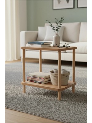 Peka Yan Sehpa - Komodin - Salon - Oturma Odası Zigon Sehpa