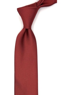 Kravatkolik Kiremit Düz Slim Kravat SK8057