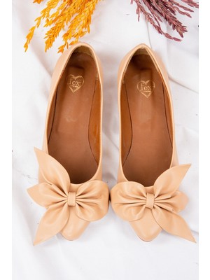 Fox Shoes Ten Kadın Babet H726810509