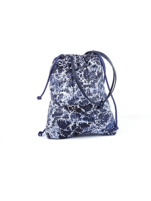 Neptune Marbling Okyanus Parıltısı Çanta