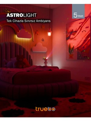 Truebo AstroLight Bluetooth Hoparlör Gece Lambası
