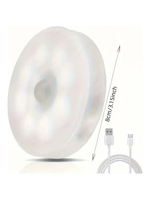 Skygo Life 2 Adet Şarjlı Kablosuz Hareket Sensörlü LED Lamba Aydınlatma MIT1173