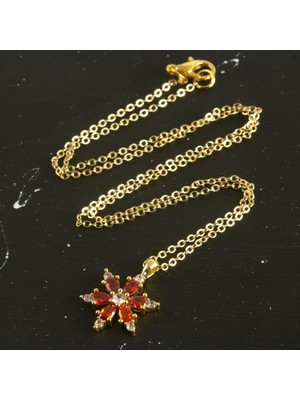 SiHako Lotus Zirkon Taşlı Yeni Sezon Kolye