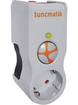 Tunçmatik Powersurge 1'li Beyaz Akım Korumalı Priz - Enerji Koruma Anahtarlı