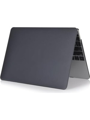 Skygo Air 13.6 Inç Kılıf Mat Flu Buzlu Tpu Sert Kapak M4-M3-M2 Uyumlu Ince Hafif Darbe Çizik Koruma Premium Koruyucu Kapak Siyah