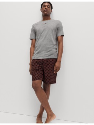 Marks & Spencer Geometrik Desenli Pijama Takımı