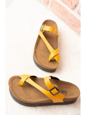 Fox Shoes Hardal Kadın Terlik B777753009