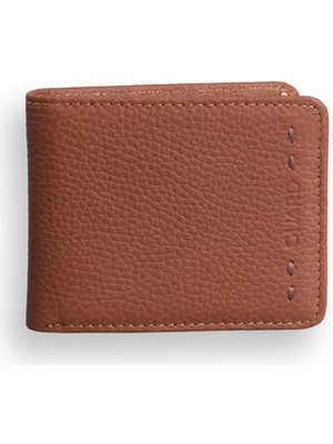 Guard Taba Hakiki Deri Özel Dikiş Desenli Spor Model Erkek Cüzdan // GRD260226WT1750