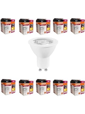 Skygo 4,5W GU10 LED Ampul - 10'lu Ekonomik Paket, 350 Lumen, 3000K Sarı Işık, 36° Işık Açısı, 15.000 Saat Ömür, Enerji Verimli