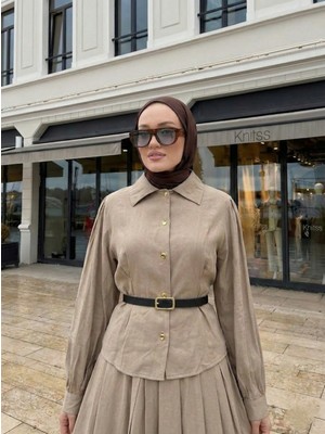 Foremia Ön Arka Pensli Etekli Takım-Vizon -