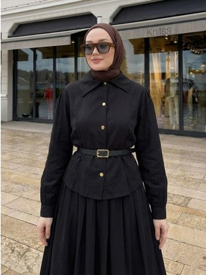 Foremia Ön Arka Pensli Etekli Takım-Siyah -