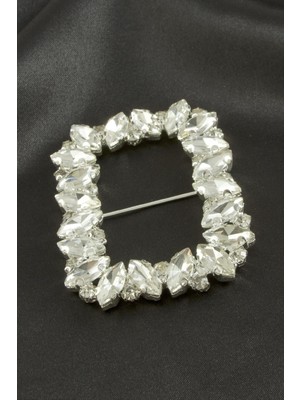 SiHako Dikdörtgen Taşlı Kemer Tokası 1 Adet