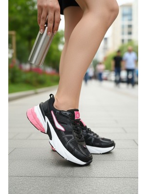Enoch Kadın Nefes Alan Geniş Gözenekli File Saya Rahat Yürüyüş Sneaker