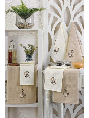 Rubby Avm 6 Parça Mutfak Kurulama Bezi 30 x 50 cm Coffe