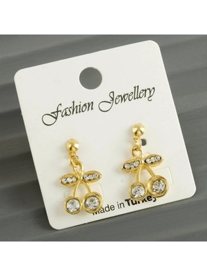 SiHako Kiraz Taşlı Küpe