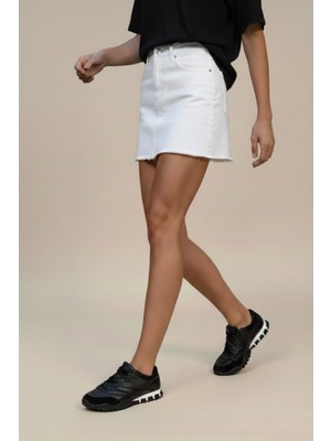 Fox Shoes Y312515704 Siyah Kumaş Kadın Spor Ayakkabı Sneakers