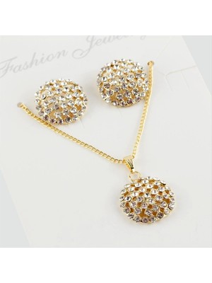 SiHako Yeni Sezon Taşlı Set Kolye