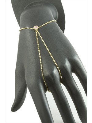 SiHako Kalp Zirkon Taşlı Lüks Çelik Şahmeran