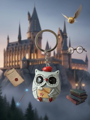 Gifi Harry Potter Hedwig Baykuş Figürlü Anahtarlık