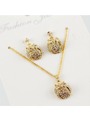 SiHako Yeni Sezon Taşlı Set Kolye