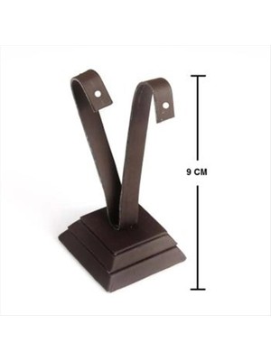 SiHako Deri Kumaş Palmiye Küpelik