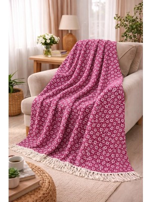 170×210 cm Çok Amaçlı Pamuklu Desenli Koltuk Örtüsü – Kir Tutmaz, Kaymaz, Kolay Temizlenir